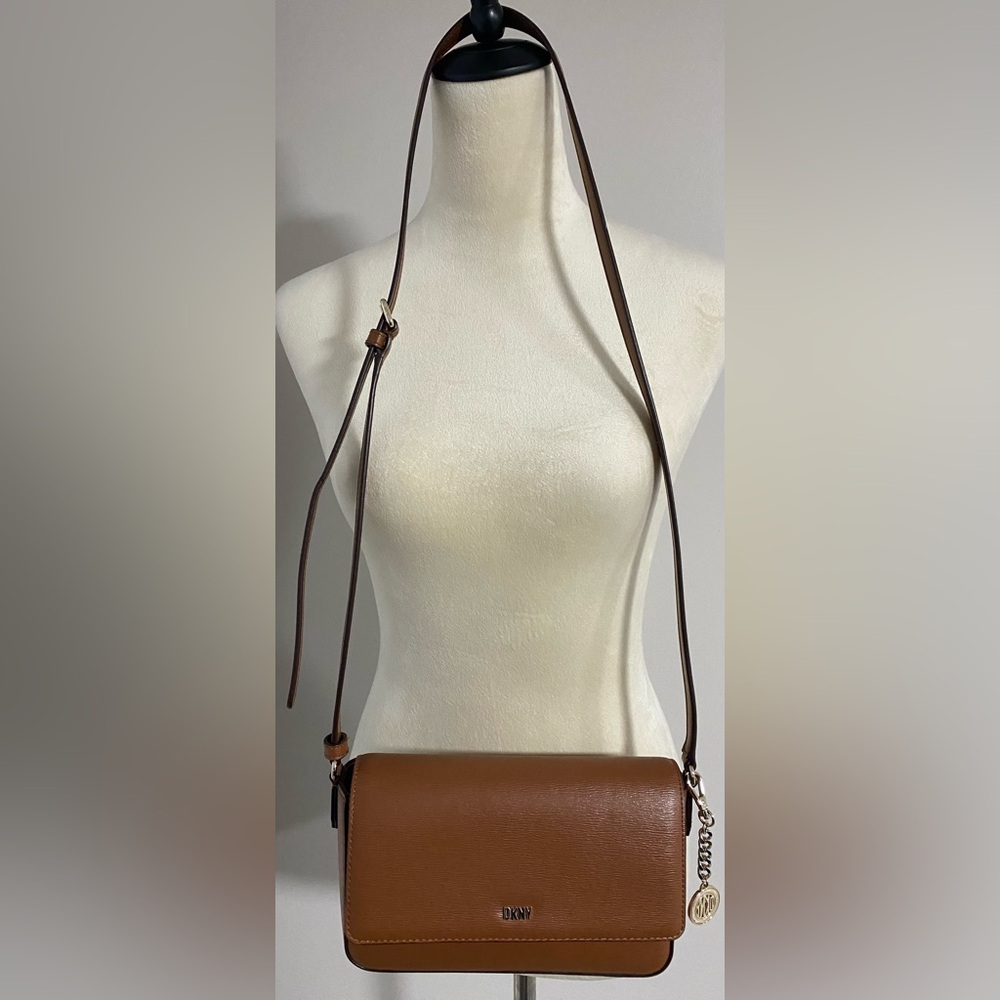 DNKY Brown Leather Women's Bag